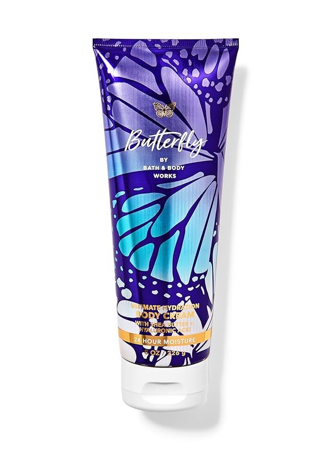 Butterfly Ultimate Hydration Body Cream by Bath and Body Works for Women - 8 oz Body Cream