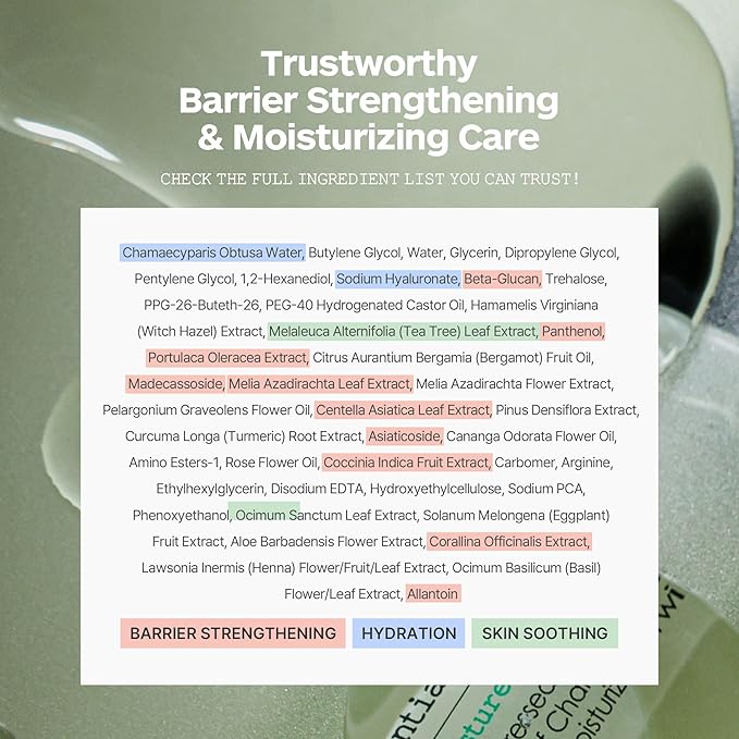 Beta Calming-Cure Essential Toner –70% Hinoki Cypress Water, Hydrating & Soothing Toner for Sensitive Skin, Lightweight Watery Texture, Clean Ingredients, Korean Skin Care, 200ml/6.76fl.oz.