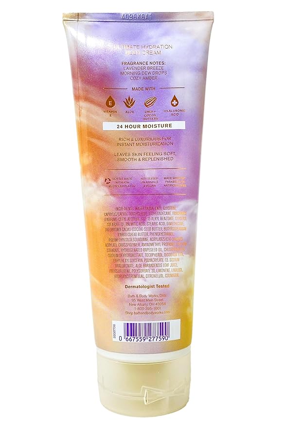 Bath & Body Works Cloud Nine Trio with a Lavender Dream Bar Soap - Fragrance Mist - Body Cream and Body Wash - Full Size