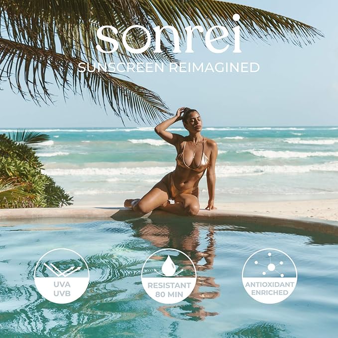 Sonrei Clearly Zinq Mineral Gel Sunscreen SPF 60 – 24% Non-Nano Zinc Oxide, Broad Spectrum UVA/UVB, Reef Safe, Vegan, Fragrance-Free, Clear Gel for Face & Body, 3.40 Fl Oz (Pack of 1)