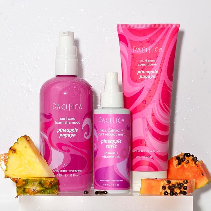 Pacifica Conditioner Curl Care Pineapple Papaya, 8 Fl Oz