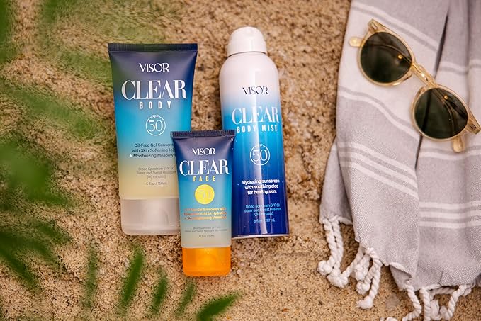 Clear Body Mist SPF 50 by Visor Skincare