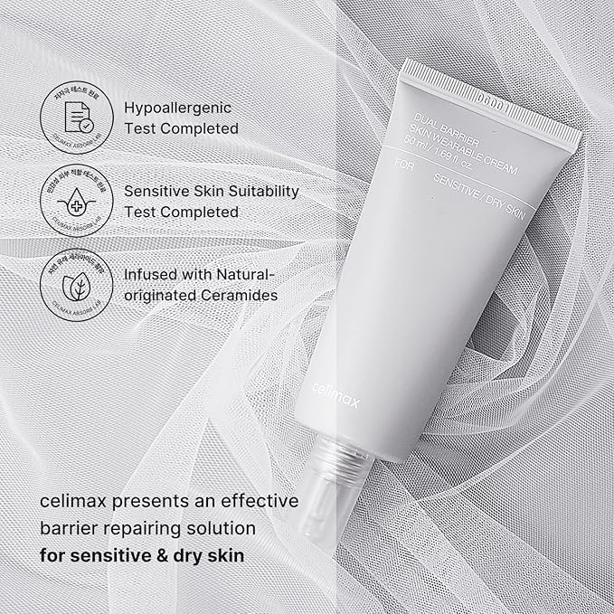 celimax Dual Barrier Boosting Serum & Creamy Toner & Long Lasting Cream, Daily Skincare Set