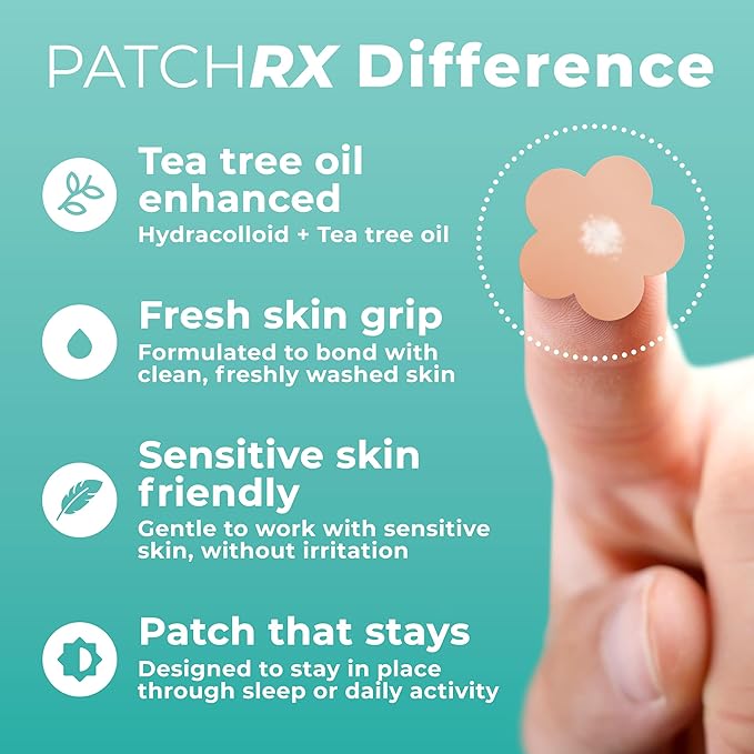 Acne Patches Flower Beads Design (80 pack, 5 colors) Zit Patches Star Sticker