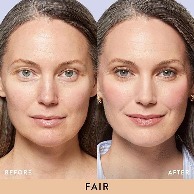 LAURA GELLER NEW YORK Baked Balance-n-Brighten Foundation with Kabuki Brush Makeup Set, Fair