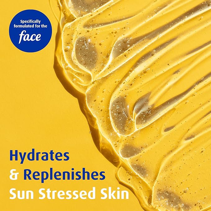 Solarcaine After Sun Face Gel, Cooling & Moisturizing Relief for Sun-Stressed Skin, Redness & Peeling, Non-Greasy, Hypoallergenic, Fragrance-Free, Non-comedogenic 1.5 oz