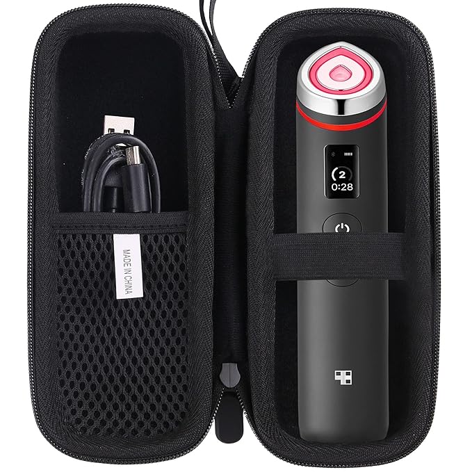 WAIYUCN Hard Carrying Case Compatible with medicube age-r booster pro head Glow Beauty Massager Protective Case