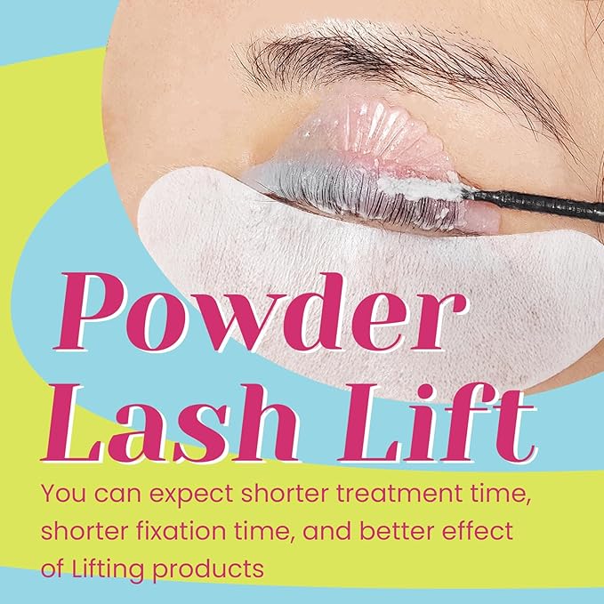 PERMANIA Korean Lash Lift Powder, Super Mix Eyelash Perm Solution Achieve Glue-Free for Lash Lift, Salon Use (Only Powder-Nourishing)