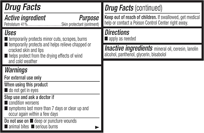 Amazon Basics Healing Ointment & Skin Protectant for Dry & Cracked Skin, Chapped Lips, Minor Cuts and Scrapes, Moisturizing Barrier Cream, Fragrance Free, 14 oz, 1-Pack