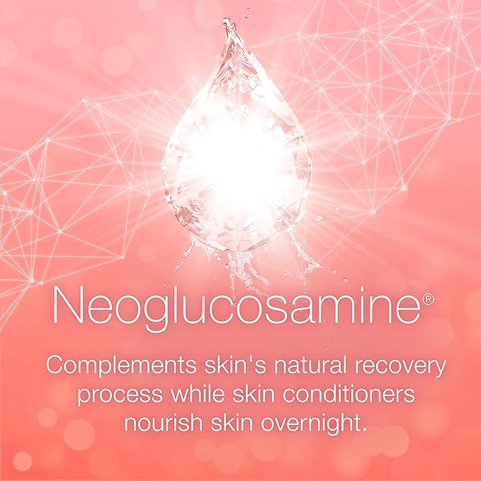 Neutrogena Bright Boost Overnight Recovery Gel Cream with Neoglucosamine, Brightening Nighttime Moisturizer, Oil-Free & Non-Comedogenic, 1.7 oz