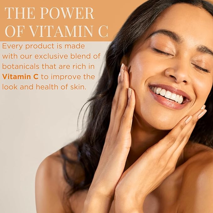 InstaNatural Vitamin C Moisturizer and Serum Kit, Brightens and Reduces Signs of Aging, Fine Lines and Wrinkles, with Hyaluronic Acid and Botanical Extracts