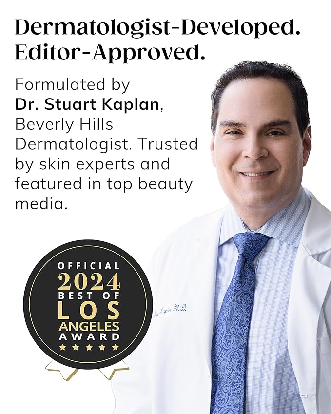KAPLAN MD Diamond Contour Broad Spectrum SPF 30 - Complete Complexion Treatment, Hydrating Sheer Coverage, UVA/UVB & Blue Light Protection, Fragrance-Free, Light Tinted Sunscreen for Face