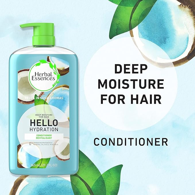 Herbal Essences Hello Hydration Conditioner Deep Moisture for Hair, 29.2 fl oz (Pack of 2)