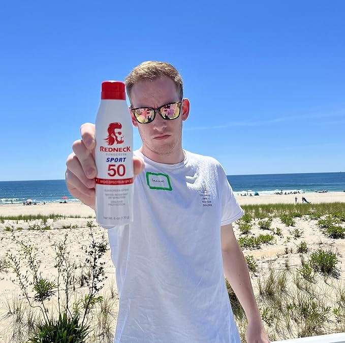 6 Oz SPF 50 Sport Spray Water/Sweat Resistant Reef Friendly, Non-irritating