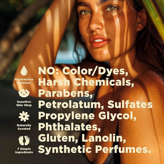 Pilotfish After Sun Body Butter Moisturizing Cream - Shea Butter & Whipped Tallow, Simple Ingredients, After Sun Lotion, Body Lotion, Cucumber, After Sun Care, After Sun Skin Care, 3.8oz