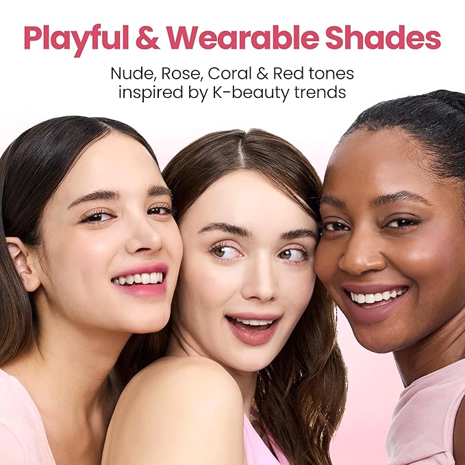 Peripera Ink the Velvet Lip Tint - High Pigment Color, Longwear, Weightless, Gluten-Free, Paraben-Free (017 ROSY NUDE)