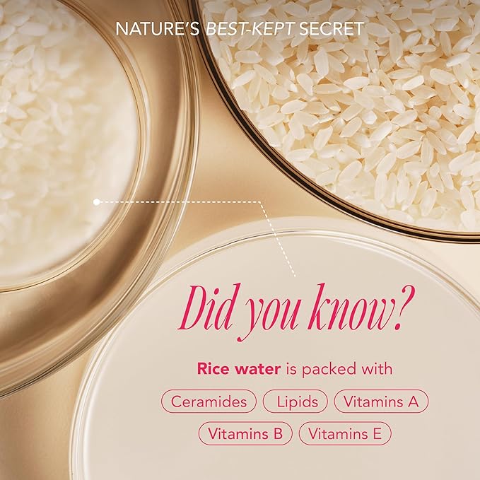 The Face Shop Rice Water Bright Essential Shampoo, Rice Protein Hair Care for Strengthening Dry & Damaged Hair, Korean Shampoo, Hair Growth, Anti-Frizz, Anti-Hair Loss, Breakage Control, Sulfate Free