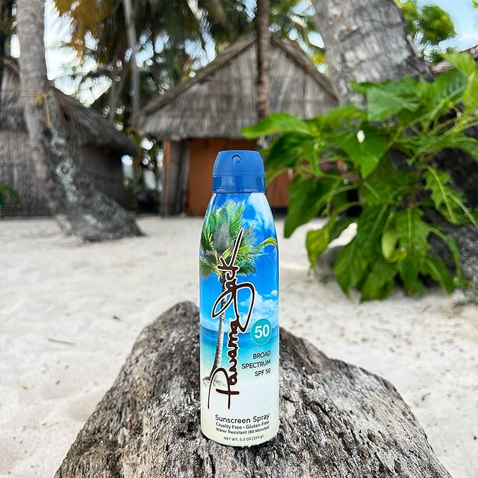 Panama Jack 50-50 Duo - Travel Sunscreen Lotion & Spray SPF 50 Suntan Sun Care Pack