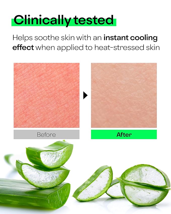 Holika Holika Aloe 99% Soothing Gel, 8.5 Ounce, 250ml - No Sticky 99% Aloe Vera Sunburn Relief - Moisturizing, Fast Absorbing for Face, Skin, Body&Hair