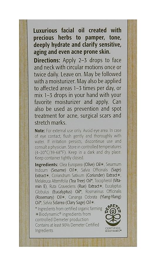 Eminence Facial Recovery Oil, 0.5 oz