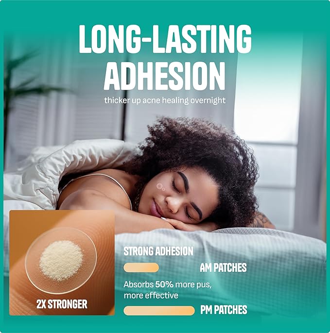 Pimple Patches for Face – Day & Night Acne Patches for Fast Healing, Skin Clarity – Invisible Hydrocolloid Patches, Waterproof Spot Treatment – All Skin Types Zit Patches of 60/120/180
