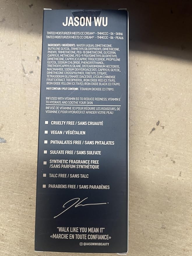JASON WU TINTED MOISTURIZER MEETS CC CREAM (Skin 6, 30ml)