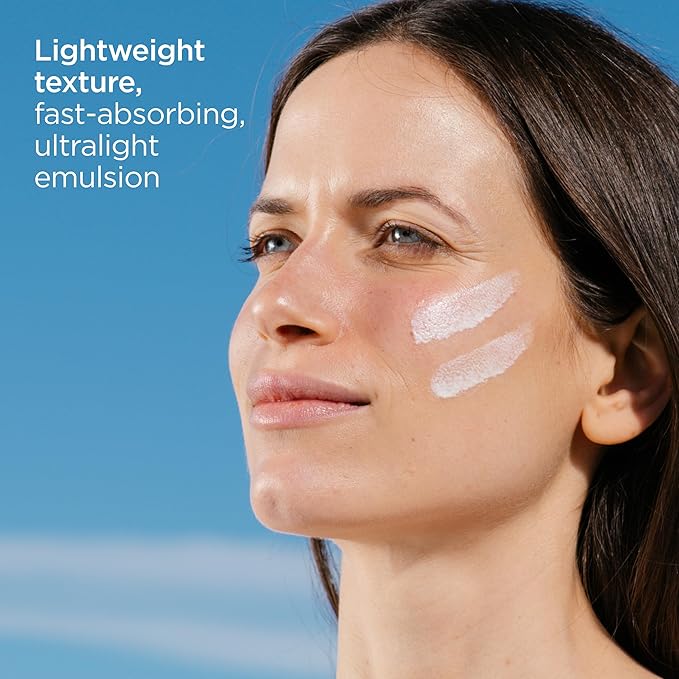 ISDIN Eryfotona Actinica Zinc Oxide sunscreen with 100% mineral UV filter Broad Spectrum SPF 50+, No White Cast, Suitable for Sensitive Skin, travel-size (1.7 Fl Oz)