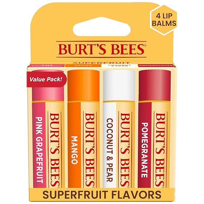 Burt’s Bees Easter Basket Stuffers, Tinted Boosted Balm, Misty Mauve, Hydrating Tinted Lip Balm, 24 Hour Lip Moisturizer with Responsibly Sourced Beeswax, 100% Natural Origin, 1 Count, 0.16oz