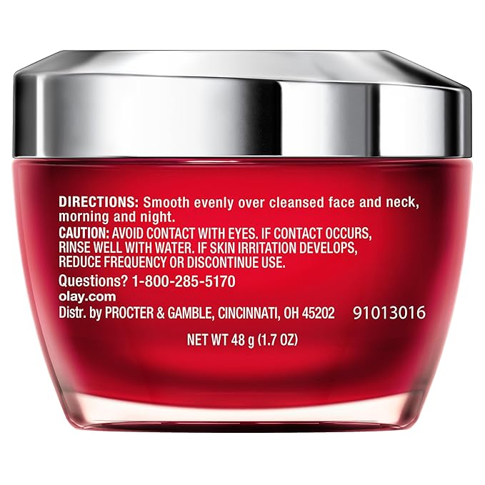 Olay Regenerist Ultra Rich Face Moisturizer, Fragrance-Free, 1.7 Oz