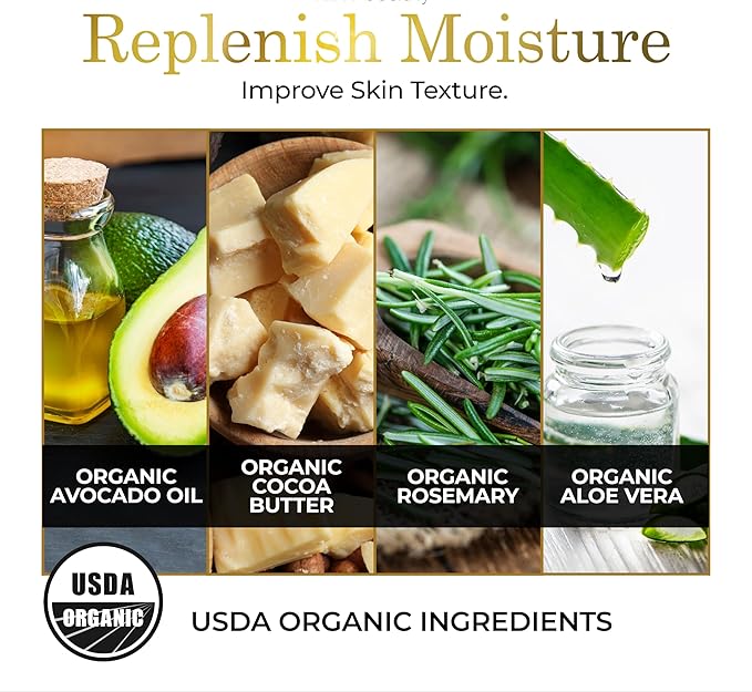 Non-Greasy Hyaluronic Acid Moisturizer - Unscented Face Moisturizer & Unscented Lotion - No Fillers, Organic & Plant-Based Hyaluronic Acid Lotion - Anti-Aging Face Moisturizer – Travel Size