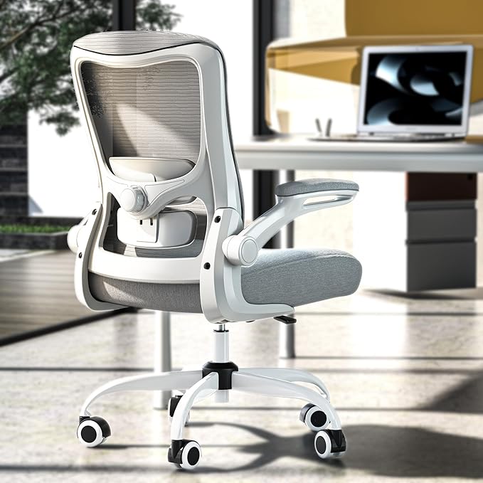 Ergonomic Office Chair - High Back Desk Chair with Adjustable Lumbar Support, Breathable Mesh Back, 330LBS Capacity, Easy Assembly, for Home Office Executive Computer Task
