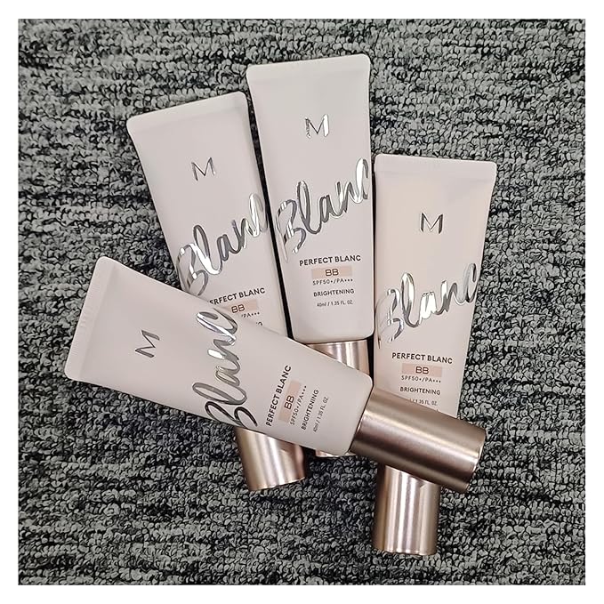 Moisturizing & Brightening Makeup for m.i.s.s.h.a M Perfect Blanc B.B Creams (1.35fl.oz.), No.22 Beige