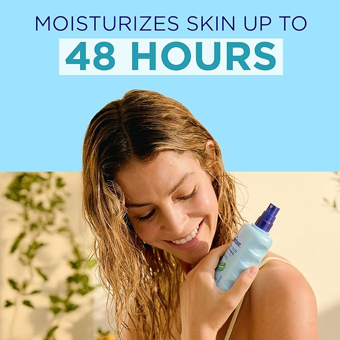 Coppertone After Sun Mist With Aloe Vera and Hyaluronic Acid, Soothing and Cooling Mist for Sun-Stressed Skin, Dermatologically Tested, Hypoallergenic After Sun Skin Care, 6.7 Oz Bottle