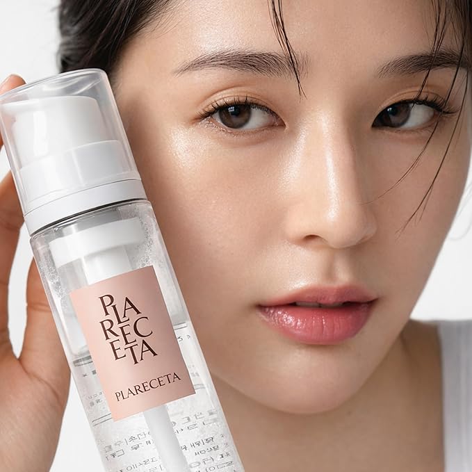 Plareceta Firming Micro-Bubble Toner – Hydrating & PH Balancing Korean Skin Toner with Niacinamide & Hyaluronic Acid – Reduces Wrinkles & Soothes Sensitive Skin 5.07 Fl Oz