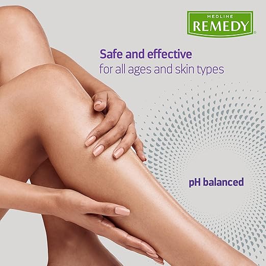 Medline Remedy Specialized Skin Cream, Unscented (4 fl oz), 1.5% Dimethicone, Nourishing Moisturizer for Dry Skin, Paraben-free, and Hypoallergenic Body Cream, Daily Lotion for Dry and Sensitive Skin