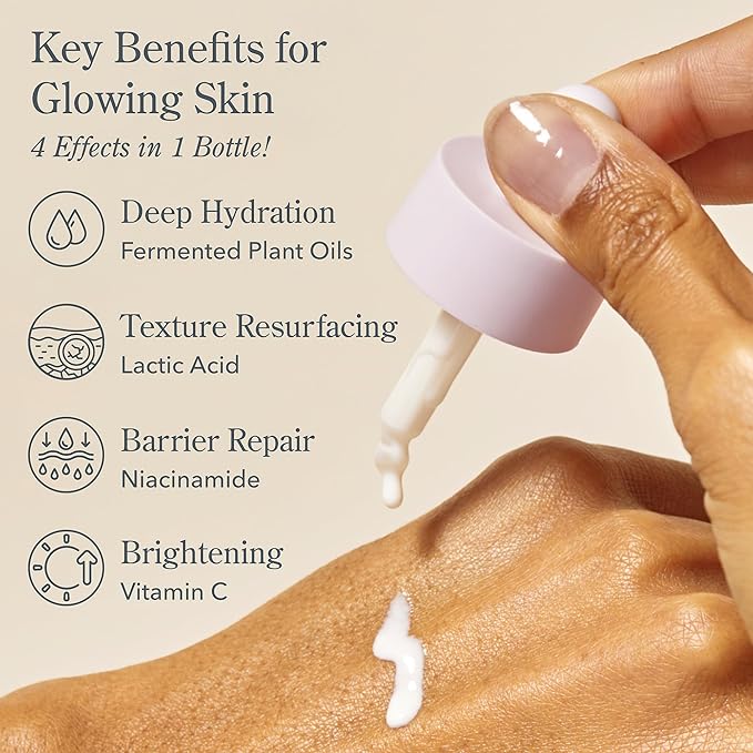 Beekman 1802 Milk Shake Hydrating Toner & Face Mist (8.1 fl oz) + Oh! Mega Milky Oil Facial Oil (1 fl oz) – Hydrating Skincare Safe for Sensitive Skin – Cruelty Free – Packaging May Vary