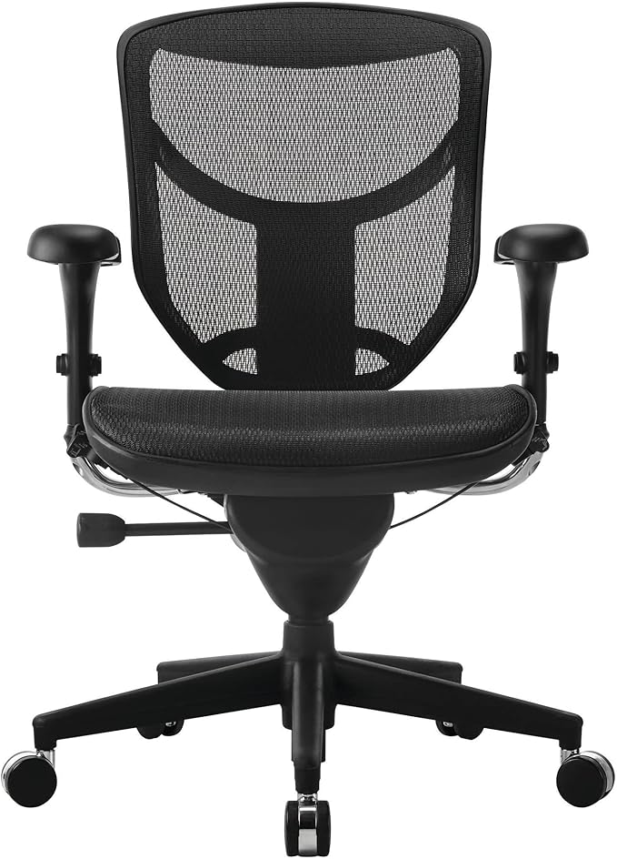 WorkPro® Quantum 9000 Series Ergonomic Mid-Back Mesh/Mesh Chair, Black