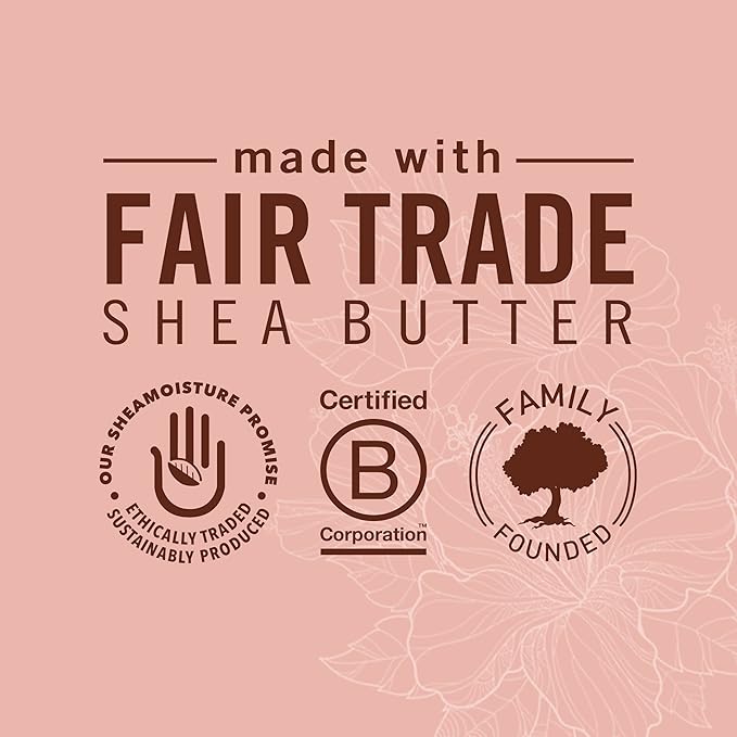 SheaMoisture Kids Curling Styling Cream For Curl Definition Coconut & Hibiscus Curl and Detangle Kids Hair 6 oz