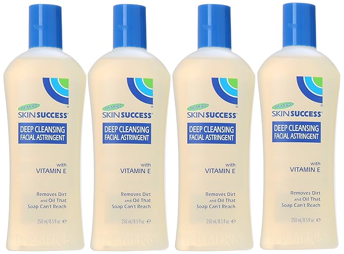 Palmer's Skin Success Deep Cleansing Facial Astringent With Vitamin E, 8.5 Ounce (Pack of 4) - Packaging May Vary