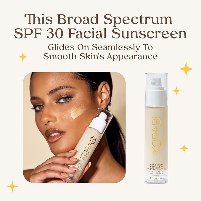 Kopari Bright as Day Sheer Mineral Sunscreen SPF 50 & Sun Shield Soft Glow Daily Face SPF 30