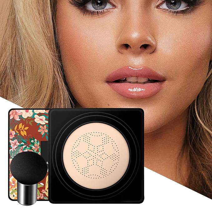 Bb Cream Cushion Foundation - BB Cream, Head Air CC Creams, Waterproof Makeup Foundation | Sweat-Proof | Makeup Primer With s Brush For Even Skin Tone