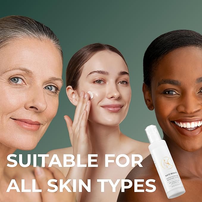 Katz Beauty Quick Morning Glow Trio: Vitamin Wash, Cucumber Toner & Super Hydrating Lotion for Busy Women’s Radiant Skin