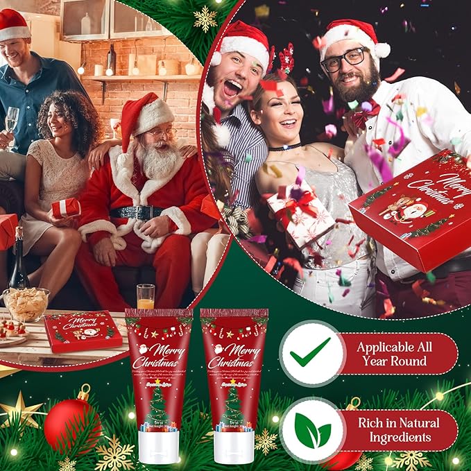 6 Pcs Christmas Gifts Travel Size Sunscreen Spf 30 Mini 1oz Travel Water Resistant Sunscreen Lotion for Christmas Party Favors
