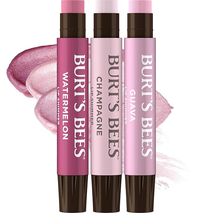 Burt's Bees Easter Basket Stuffers, Lip Balm - Berry Agua Fresca, Dragonfruit Lemon, Coconut & Pear, Tropical Pineapple Pack, With Beeswax, Tint-Free, Natural Origin Lip Treatment, 4 Tubes, 0.15 oz.