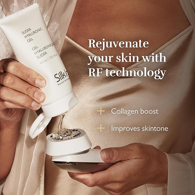 Silk’n Titan Multiplatform At-Home 3-in-1 Radio Frequency Skin Tightening Device for Face and Neck, Combines RF with Low-Level Laser Therapy & Red Light Therapy, with Thermal Sensor, Cordless