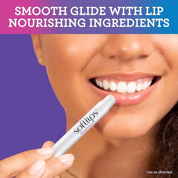 Softlips Daily Lip Moisturizer For Very Dry Lips, Multi-Flavored Lip Balms, Hydrates, Soothes & Prevents Dry, Chapped Lips, Smooth Glide Formula, Dermatologist Tested, Pack of 3 Chap Sticks