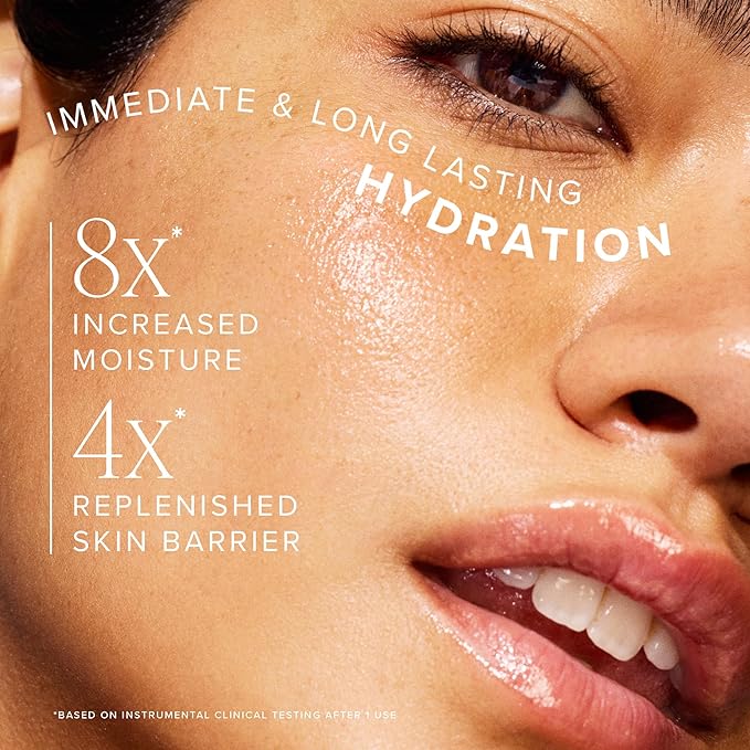 Farmacy Ceramide Face Moisturizer - Honey Halo Ultra Hydrating Facial Moisturizer with Buckwheat Honey + Ceramides - Helps Restore Barrier + Replenish Dryness - Plumping Skin Care for Dry Skin (100ml)