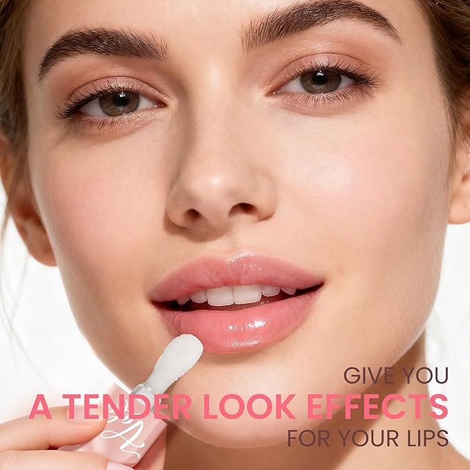 Lip Plumper by Vafee, Natural Lip Plumper and Lip Care Serum, Lip Enhancer for Fuller, Lip Mask, Beautiful Fuller, Hydrating & Reduce Fine Lines (A-02#PLUS Yellow) (A-02#PLUS Yellow)