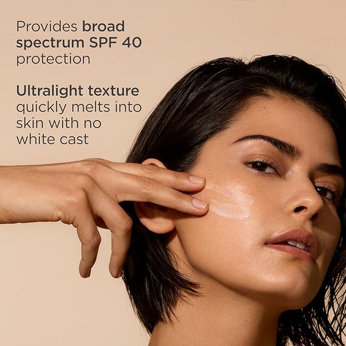 ISDIN Fusion Water MAGIC SPF 40 (1.7 Fl Oz) | Ultralight Sunscreen For Face with Hyaluronic Acid and Vitamin E | Broad Spectrum | Daily Use