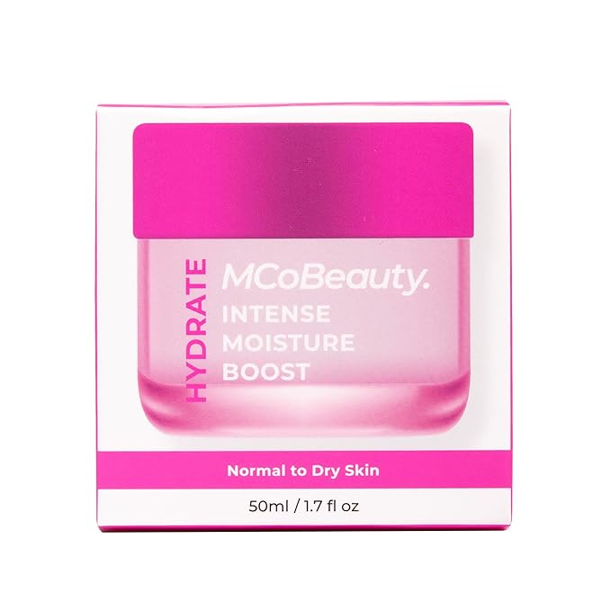 MCoBeauty - Hydrate Intense Moisture Boost - Rich Cream with Panthenol and Barrier Support - Daily Hydrating Moisturiser for Dehydrated Skin - Moisturizer Face Cream